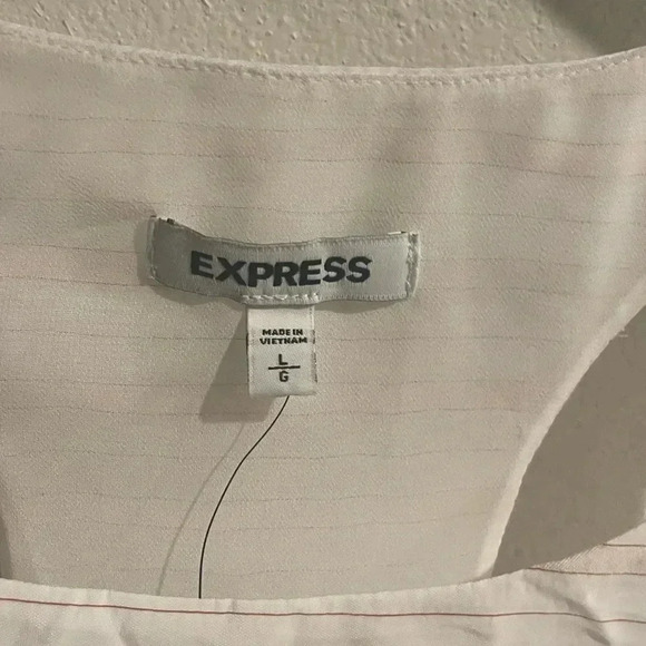 NWT Express striped blouse size Large - Picture 2 of 5